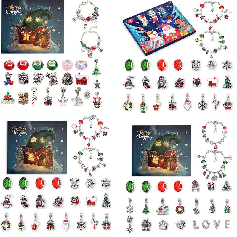 Jewelry Making Advent Calendar - Braccialetto del calendario dell'avvento di natale