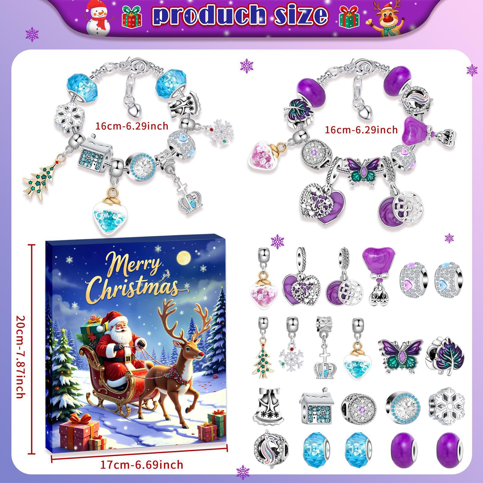 Jewelry Making Advent Calendar - Confezione regalo di calendari dell'Avvento per