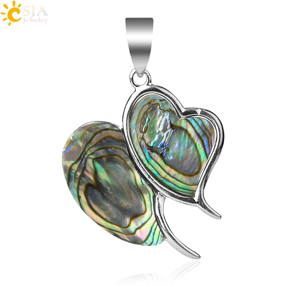 Jewelry Making New Zealand - CSJA Naturale Nuova Zelanda Doppio Cuore