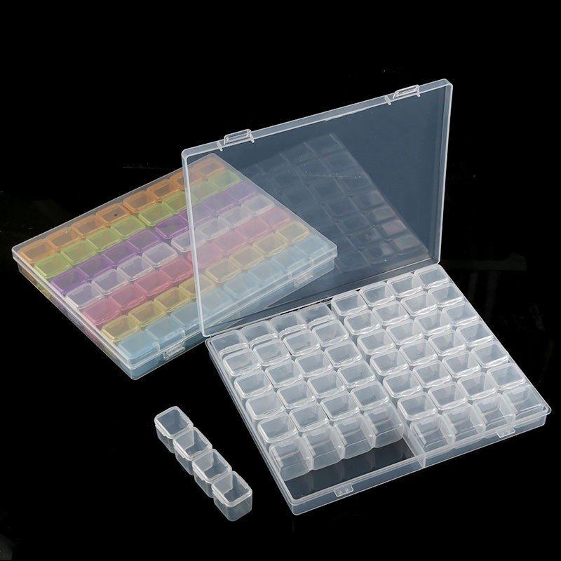 Bead Organizer Tray - Scatola portaoggetti trasparente per unghie artistiche