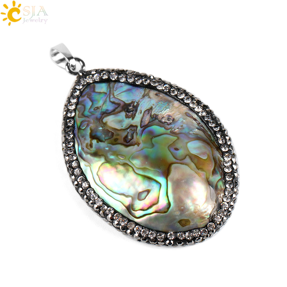 Jewelry Making New Zealand - CSJA Nuova Zelanda Abalone Naturale Oyster