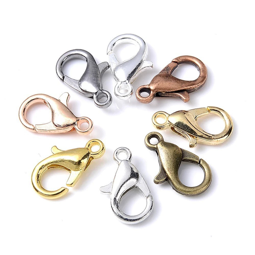 Jewelry Making Brass - 100 Pezzi Chiusure a Moschettone in