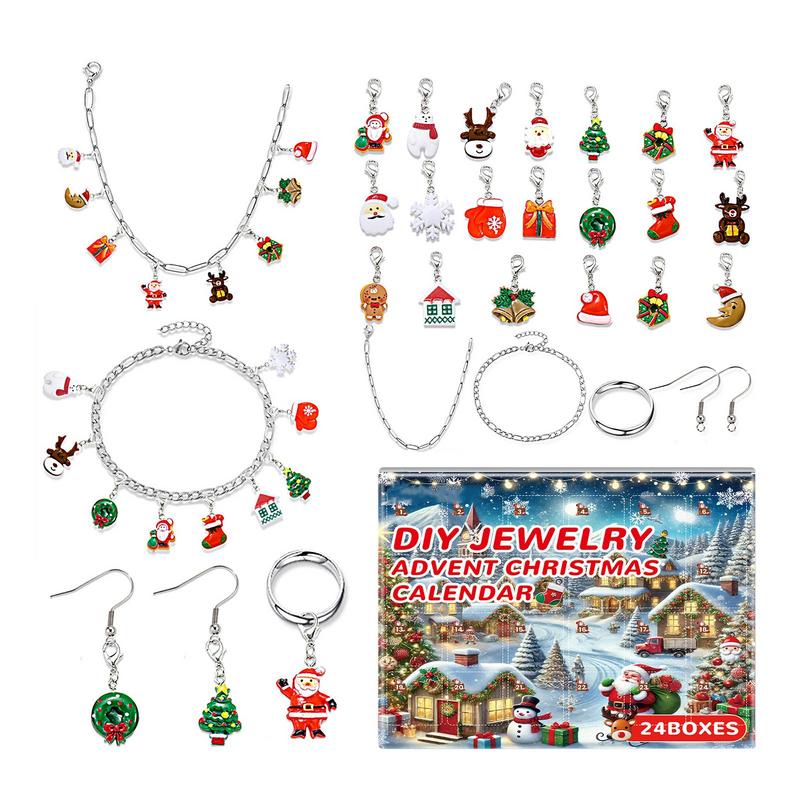 Jewelry Making Advent Calendar - Gioielli di Natale Calendario dell'Avvento Kit
