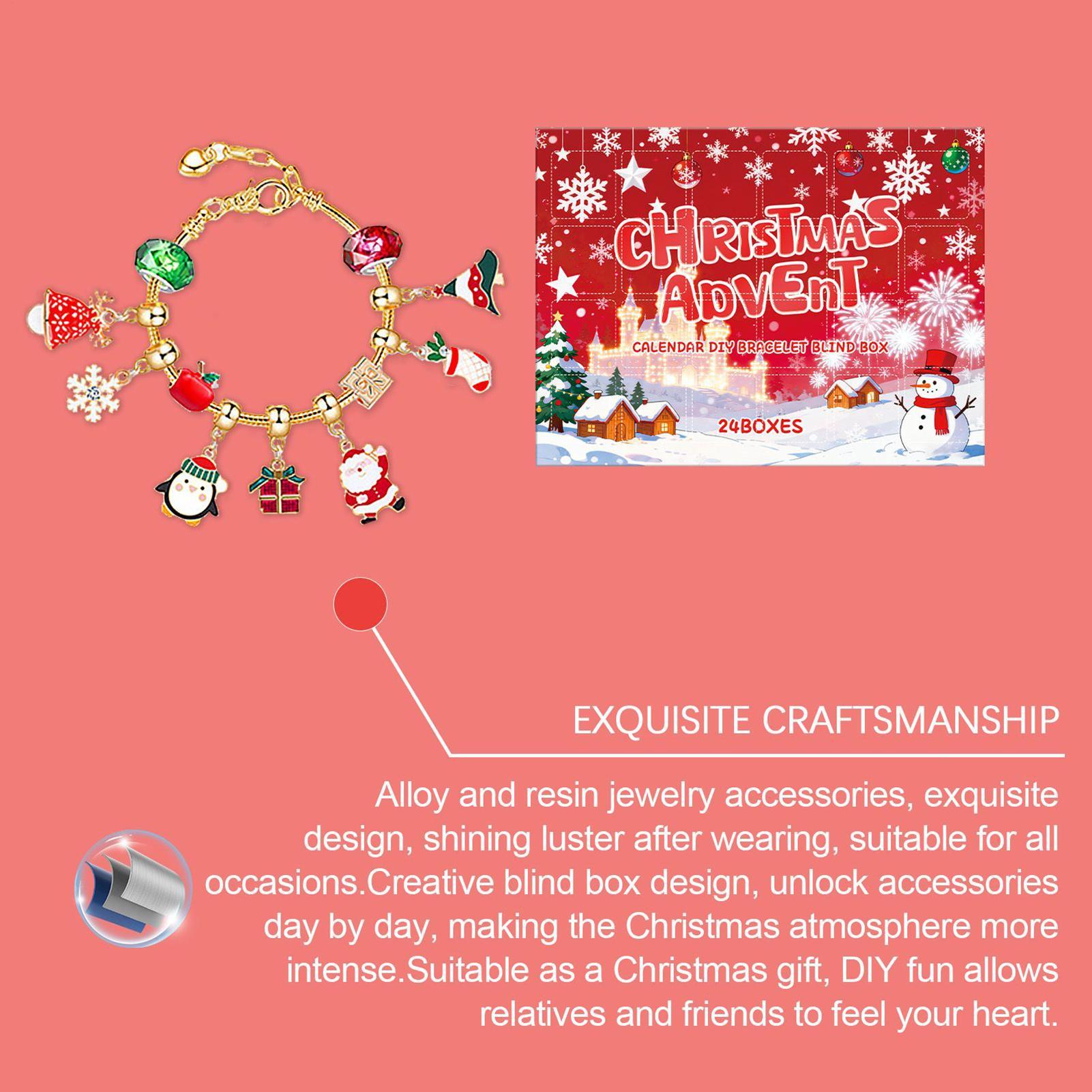 Jewelry Making Advent Calendar - Calendario dei gioielli Avvento 24 giorni