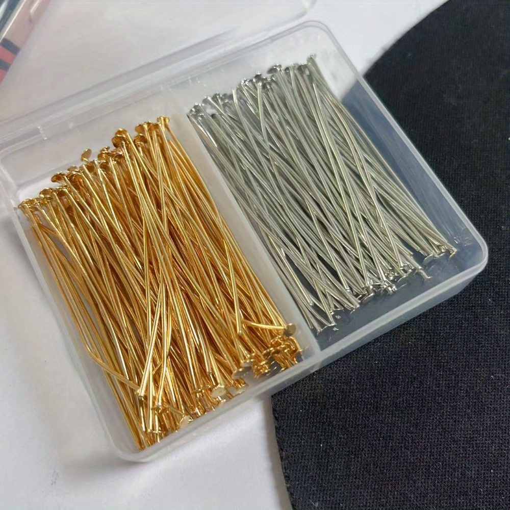 Jewelry Making Head Pins - 200 pz. Aghi con testa in