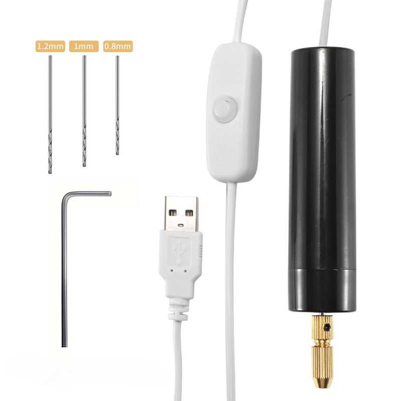 Jewelry Making Rotary Tool - Mini Trapano Elettrico Portatile USB, Utensile