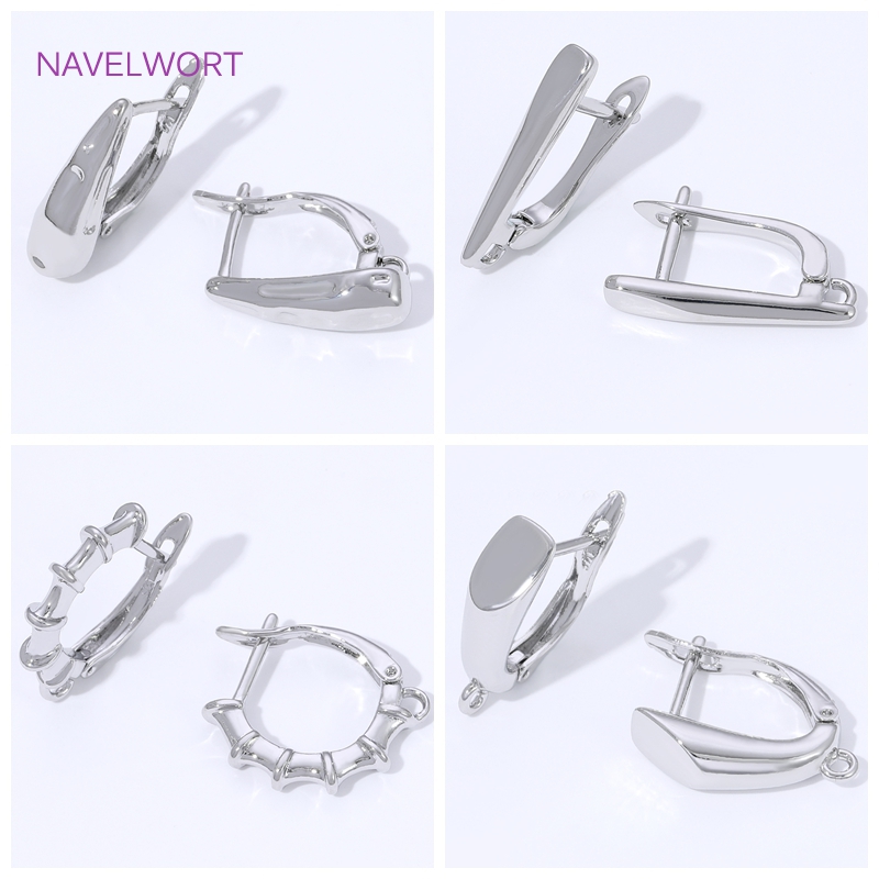 Jewelry Making Kits - Ganci per orecchini lisci placcati oro