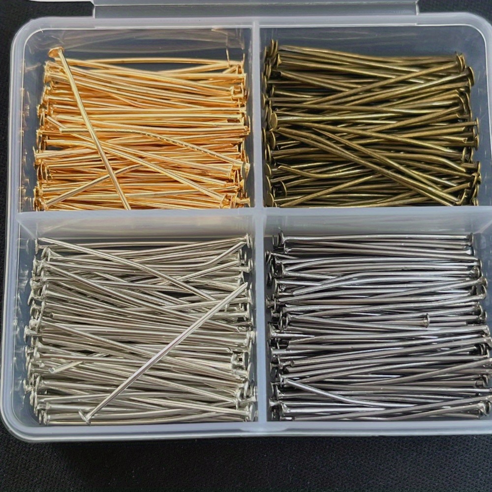 Jewelry Making Head Pins - 400 Pezzi di Perni a Testa