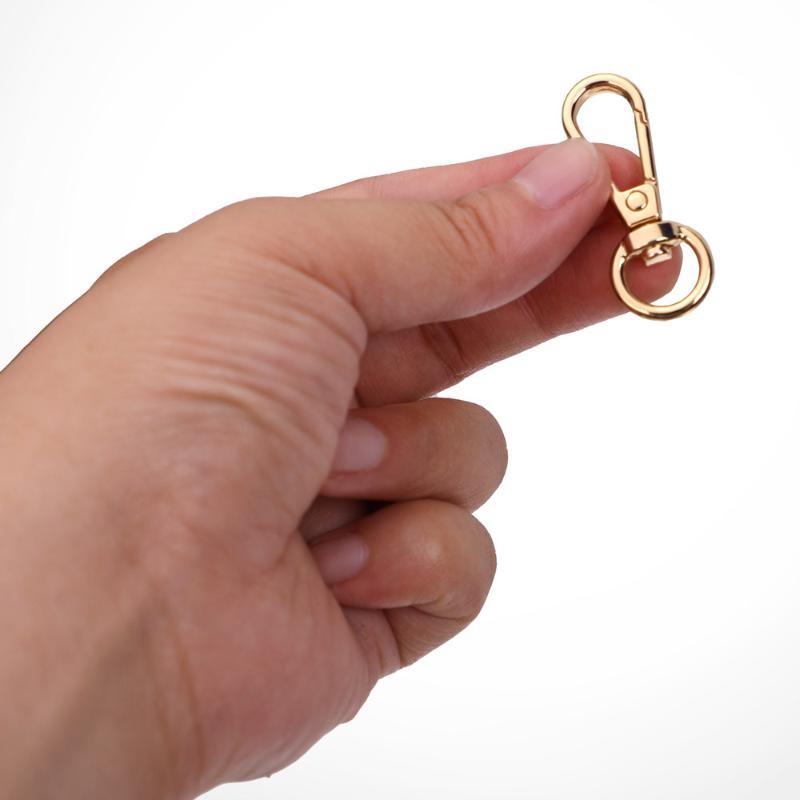 Lobster Clasp Silver - 2 Pezzi Moschettoni Girevoli a Grilletto