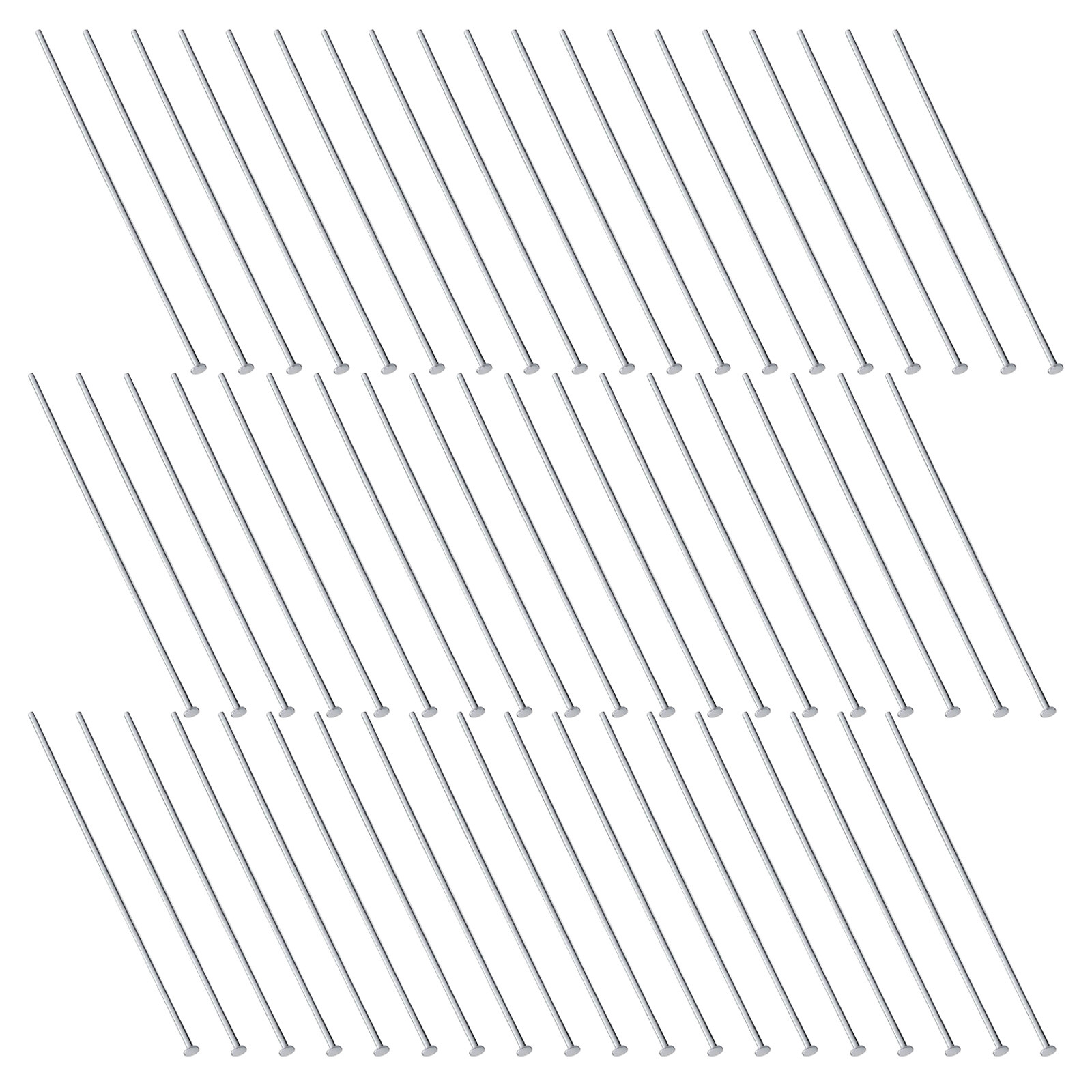 Jewelry Making Head Pins - 300 Pezzi di Perni Piatti in