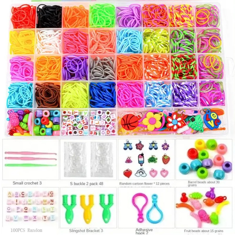 Jewelry Making Kits - 4300+ pezzi di elastici colorati in