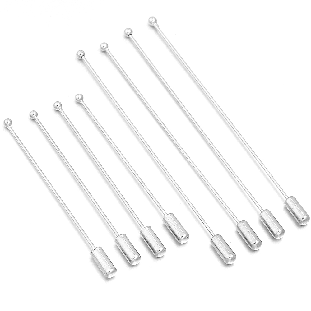 Jewelry Making Head Pins - 10 pz/lotto Spille di sicurezza in
