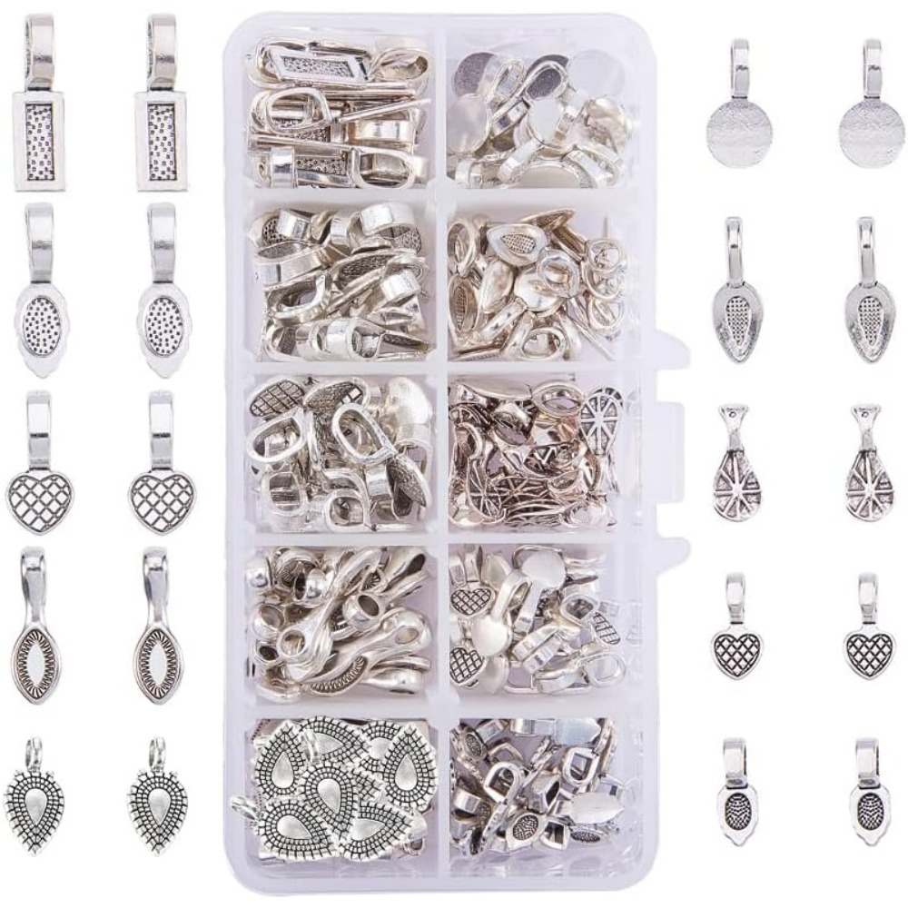 Jewelry Making Silver - 200 Pezzi 10 Stile Lega d'argento