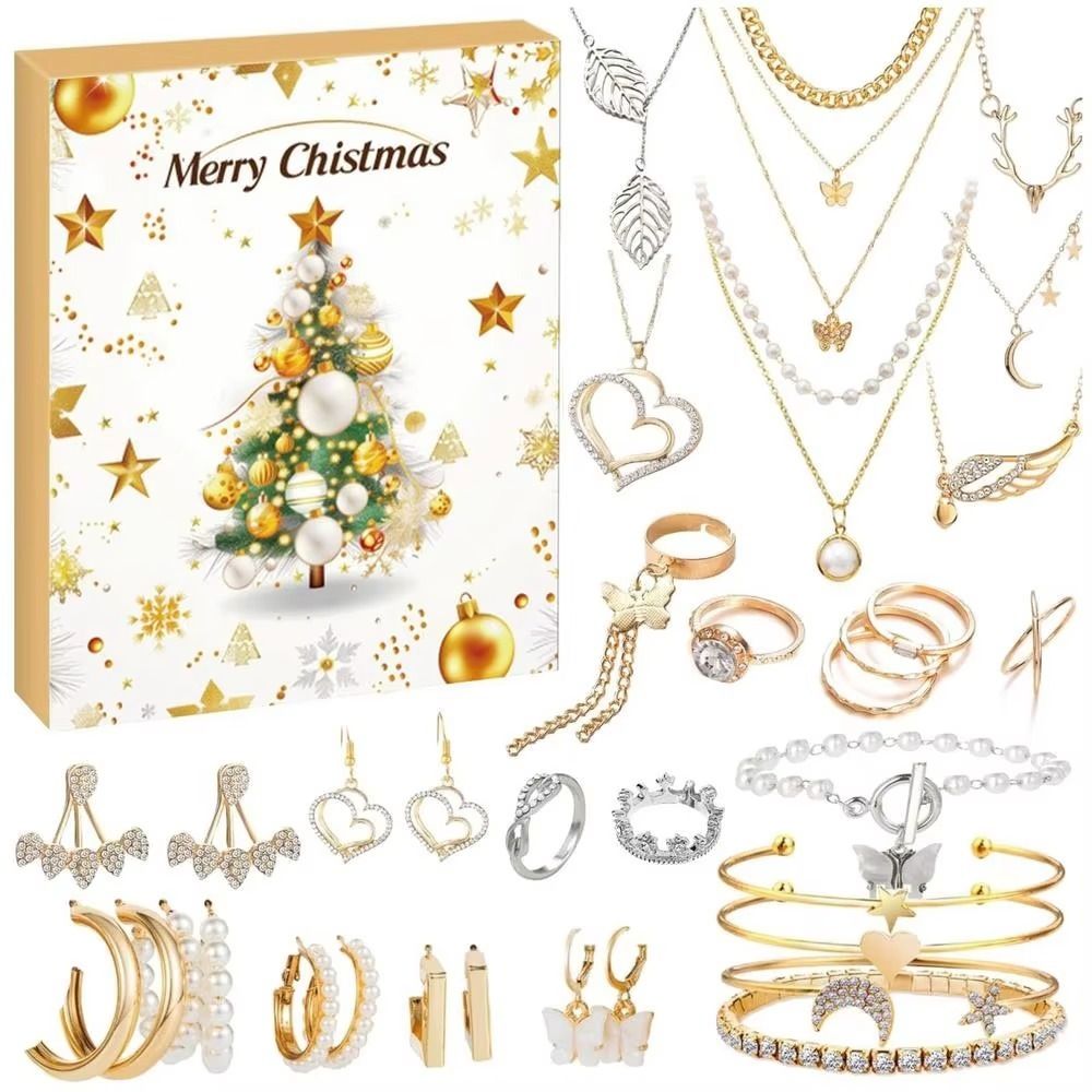 Jewelry Making Advent Calendar - Calendario dell'Avvento Natalizio Fai-da-Te 2024, Divertenti