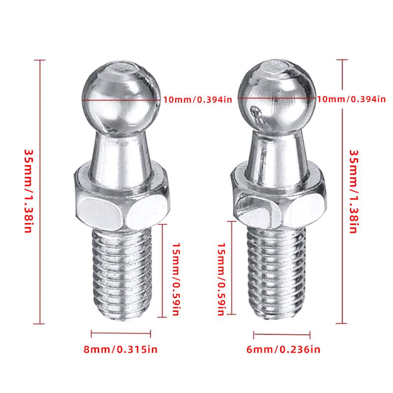 2 Pezzi Supporti a Sfera Unive - Eyepin Ball End recensione e prezzo