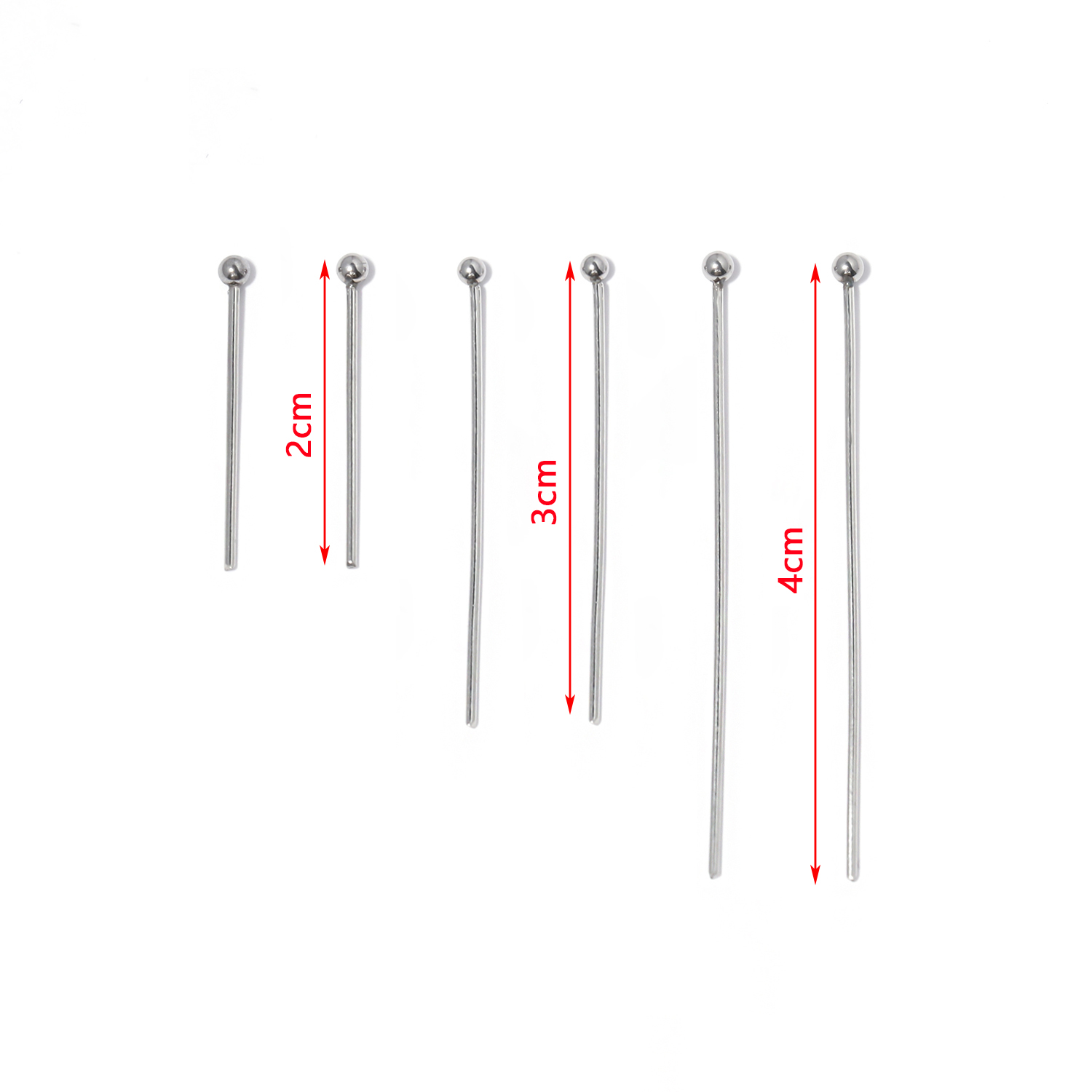 50 pz in acciaio inox ciondoli - Eyepin Ball End recensione e prezzo