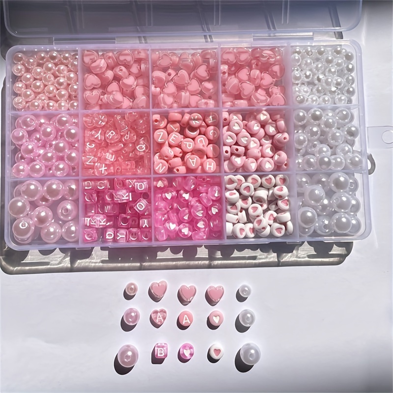 Scatola dell'alfabeto rosa da  - Bead Organizer Tray recensione e prezzo