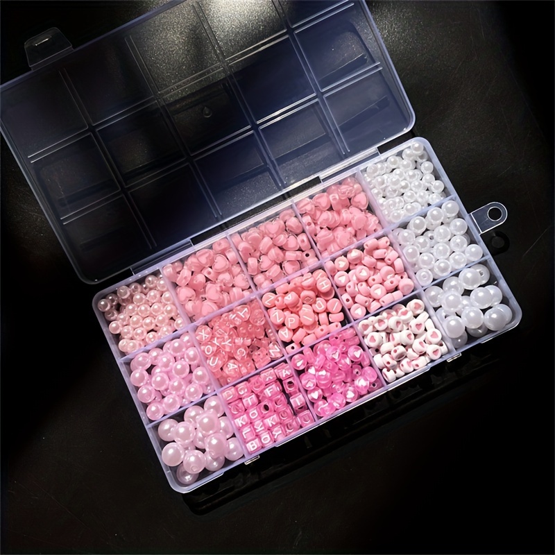 Scatola dell'alfabeto rosa da  - Bead Organizer Tray recensione e prezzo