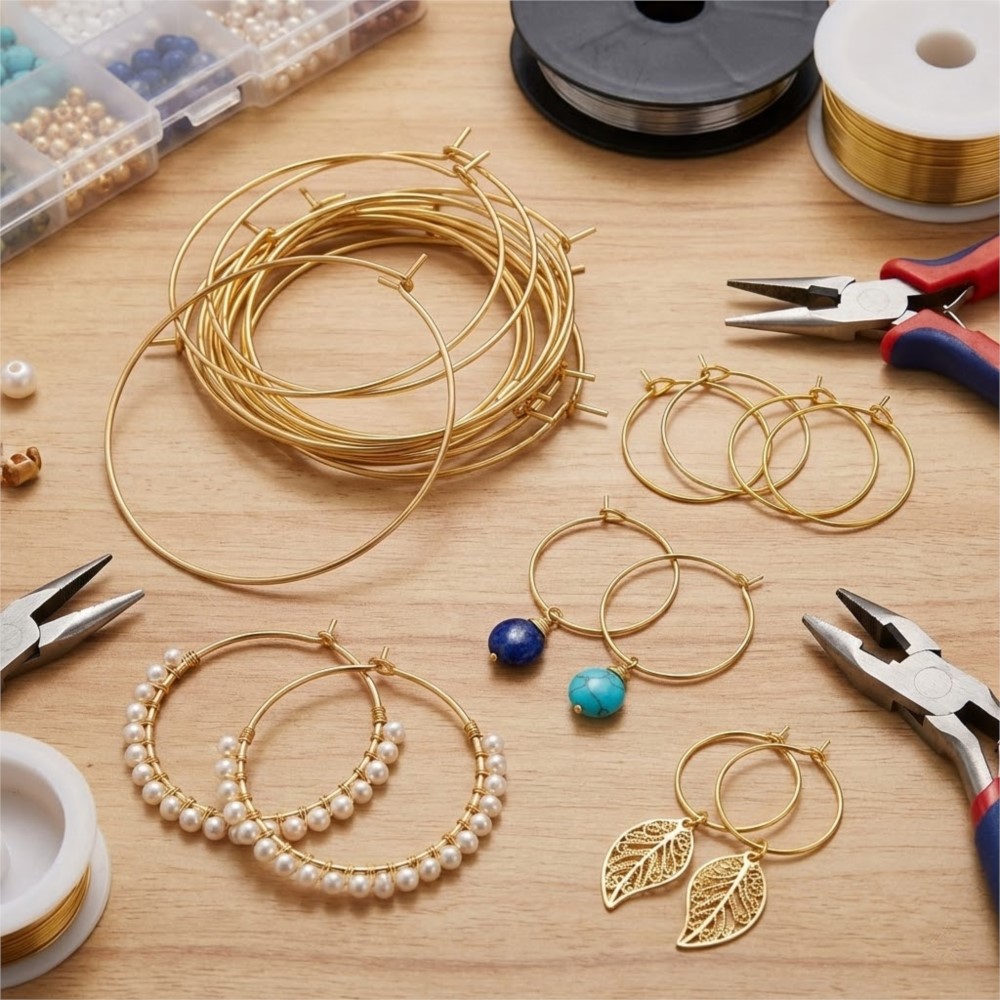 50 Pezzi Orecchini a Cerchio i - Jewelry Making Silver recensione e prezzo