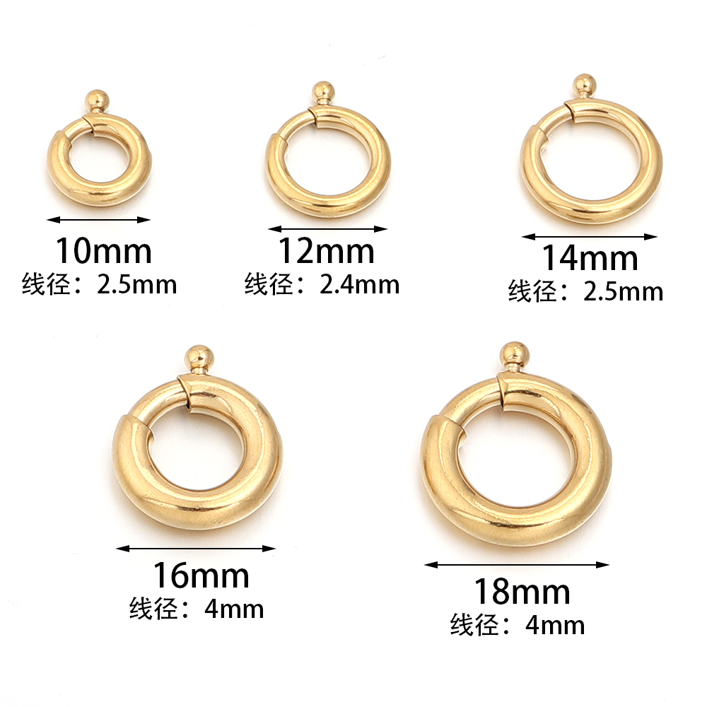 2 pezzi di fermagli a molla in - Jewelry Making Basics recensione e prezzo