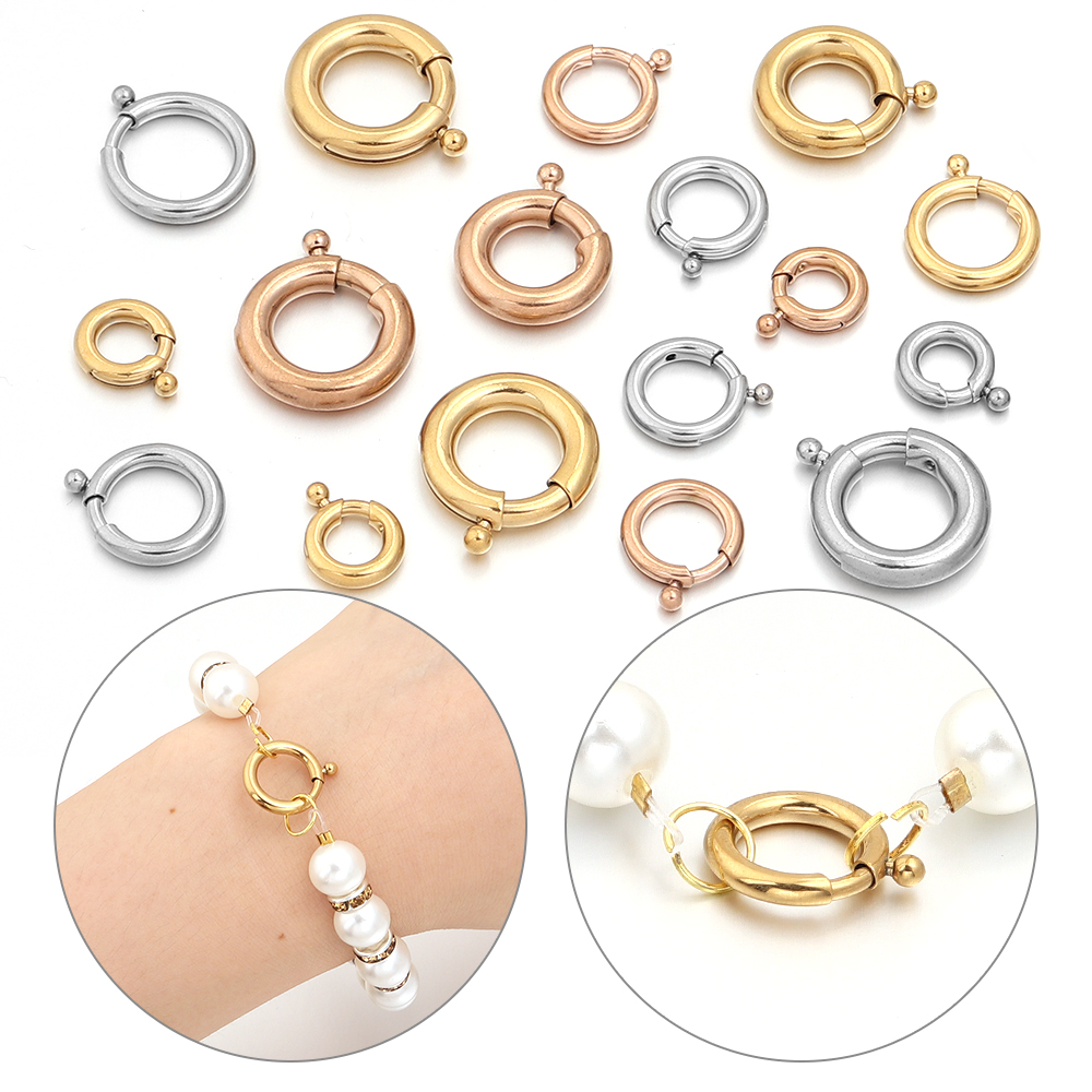 2 pezzi di fermagli a molla in - Jewelry Making Basics recensione e prezzo