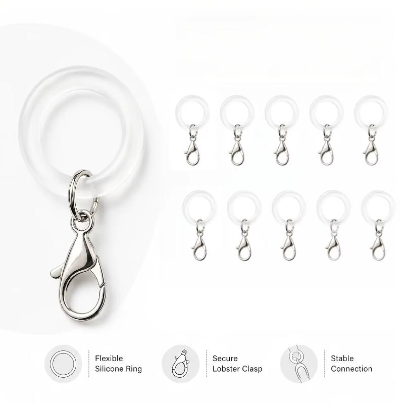 Anelli in silicone per manico  - Lobster Clasp Silver recensione e prezzo