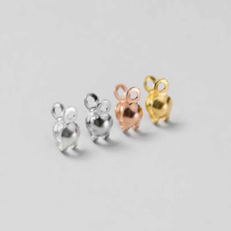 4 pz. Chiusure a clip in vero  - Jewelry Making Silver recensione e prezzo