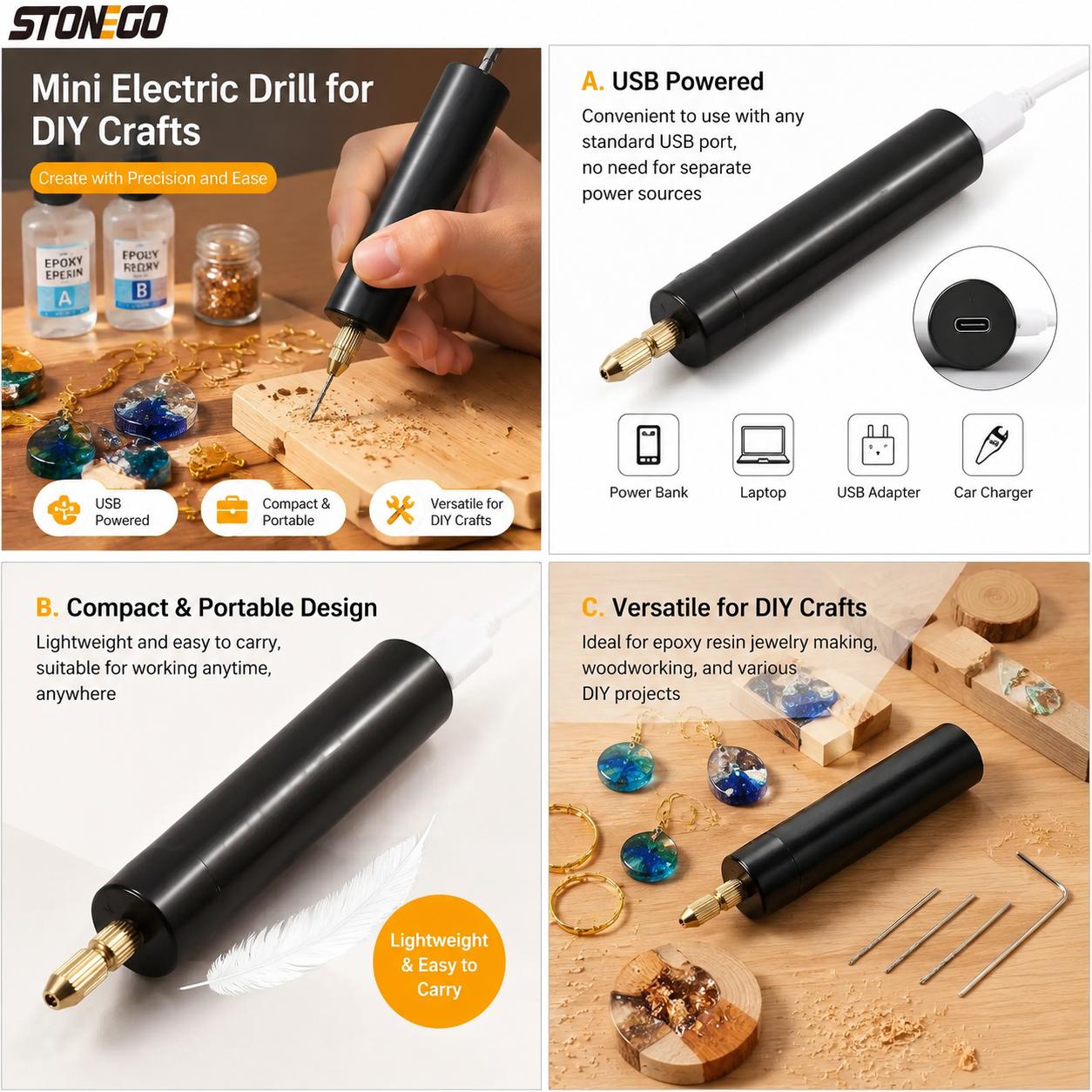 Mini Trapano Elettrico Portati - Jewelry Making Rotary Tool recensione e prezzo