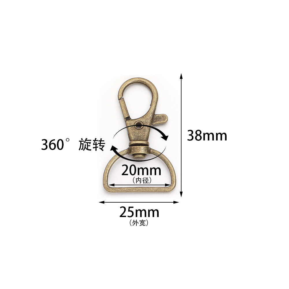 10 pz/lotto Moschettoni Girevo - Jewelry Making Basics recensione e prezzo