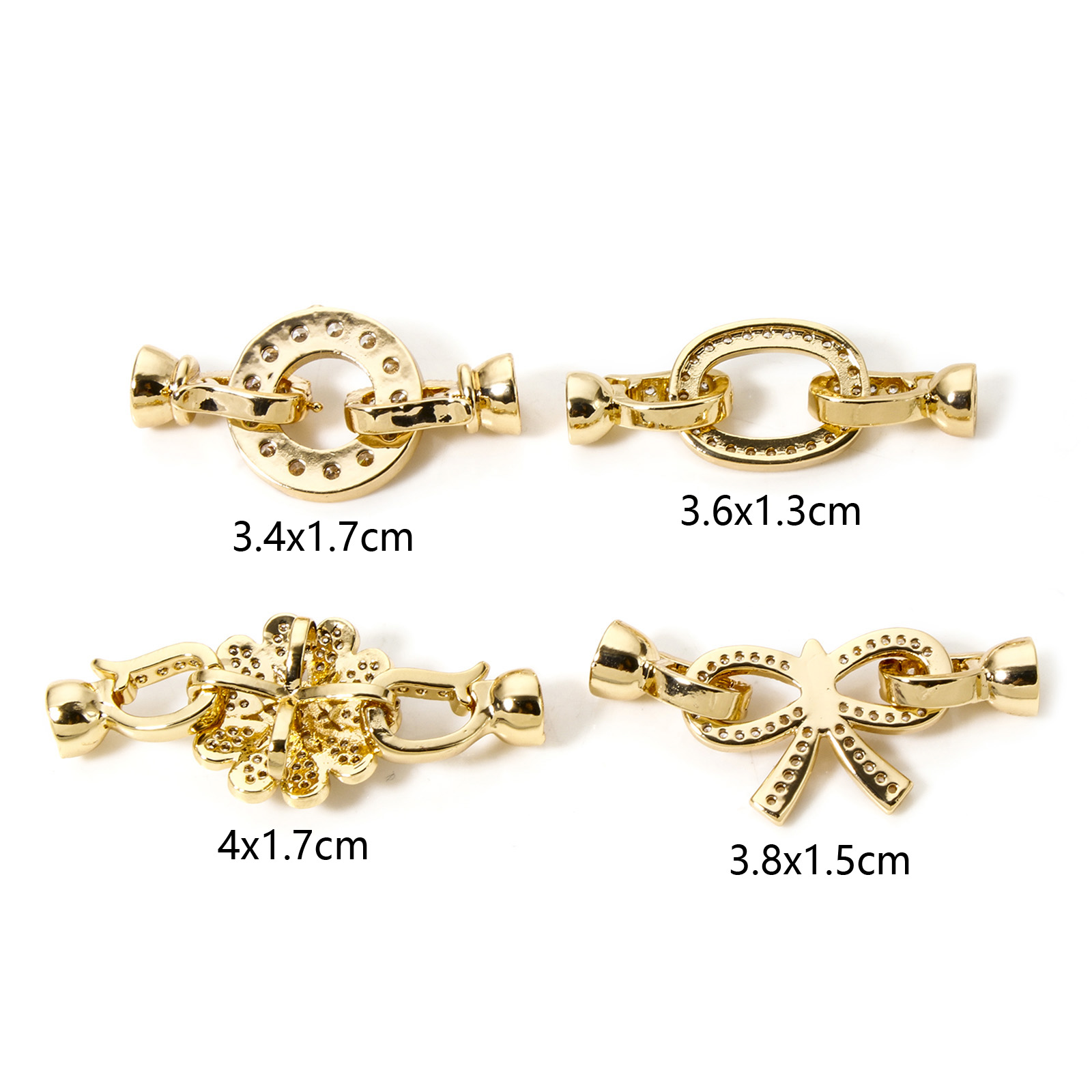 1pc Ottone Piega Sopra Chiusur - Jewelry Making Brass recensione e prezzo