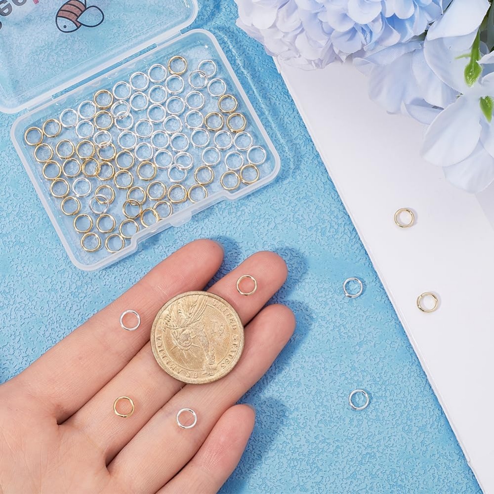 1 scatola da 80 pezzi Anello d - Jewelry Making Silver recensione e prezzo