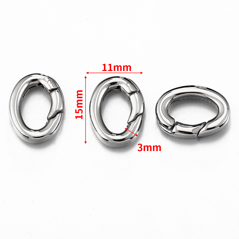2 pz/1 pz in acciaio inox moll - Jewelry Making Basics recensione e prezzo