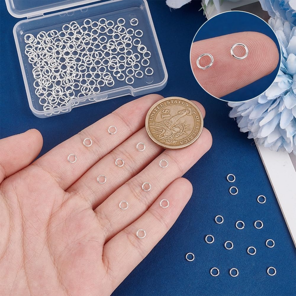 200 pz 925 Sterling Silver Pla - Jewelry Making Silver recensione e prezzo