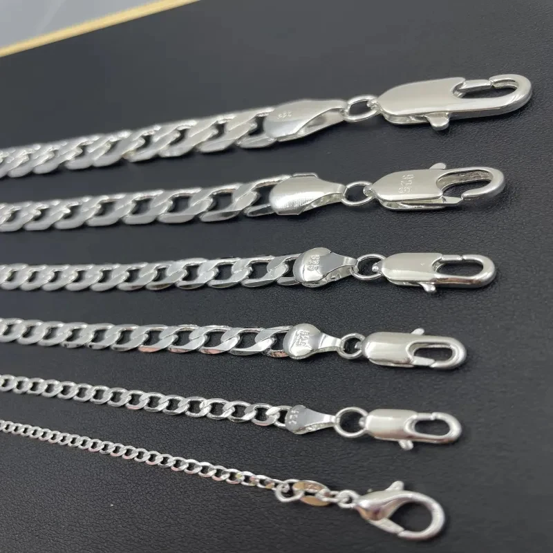 Collana da uomo in argento ste - Lobster Clasp Silver recensione e prezzo