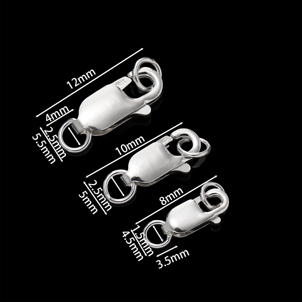 2 Pezzi Chiusure a Moschettone - Lobster Clasp Silver recensione e prezzo