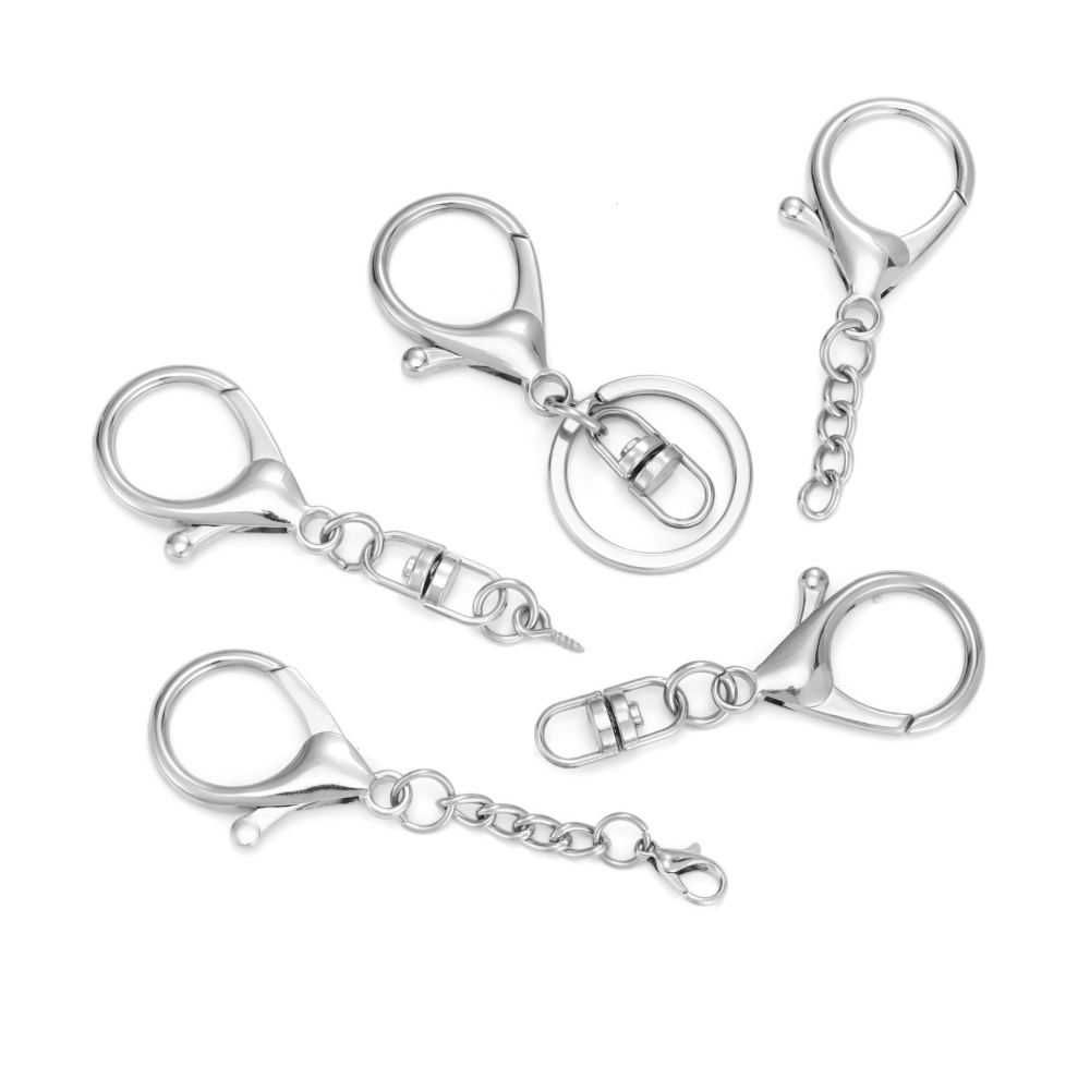 10 Pezzi Moschettone Grande Co - Lobster Clasp Silver recensione e prezzo