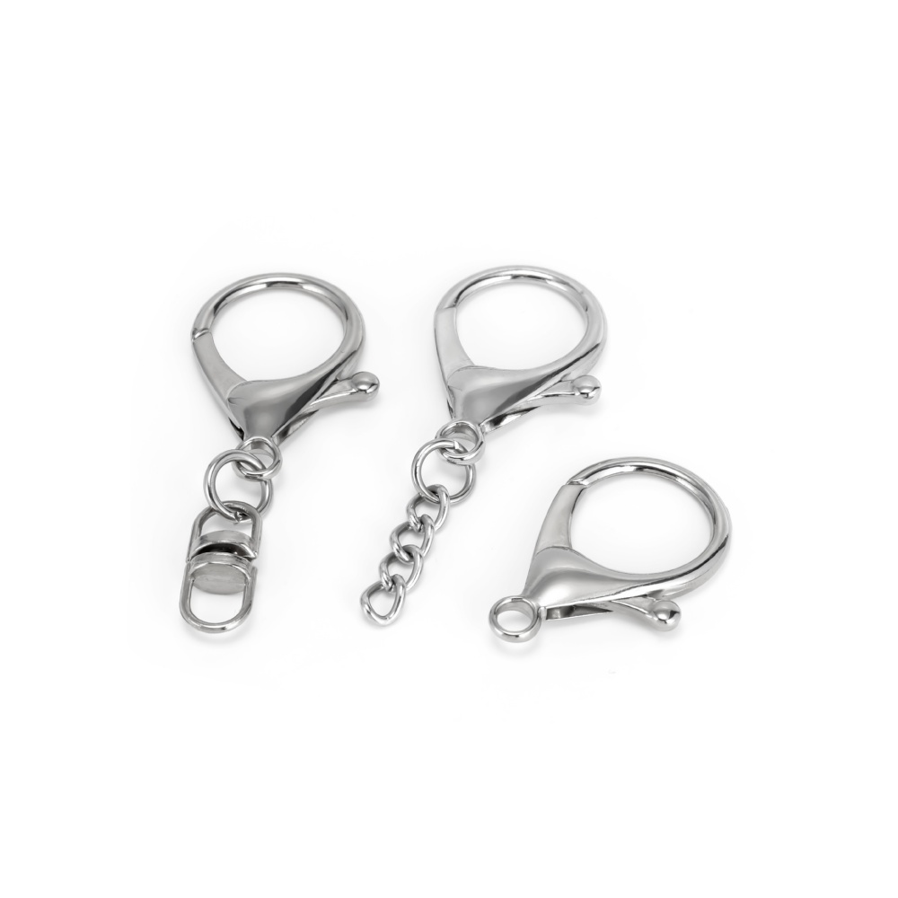10 Pezzi Moschettone Grande Co - Lobster Clasp Silver recensione e prezzo